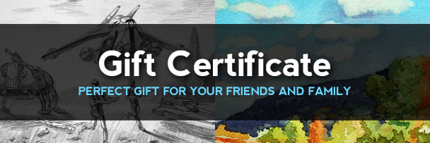 Art Classes - Gist Certificate - Perfect gift for your friends and family
